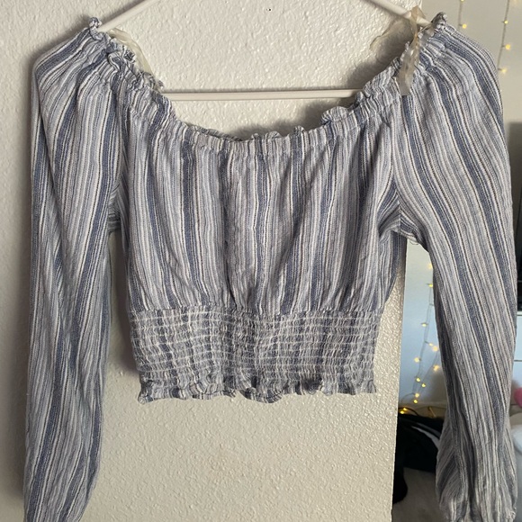 Aeropostale off the shoulder crop top - Picture 2 of 3
